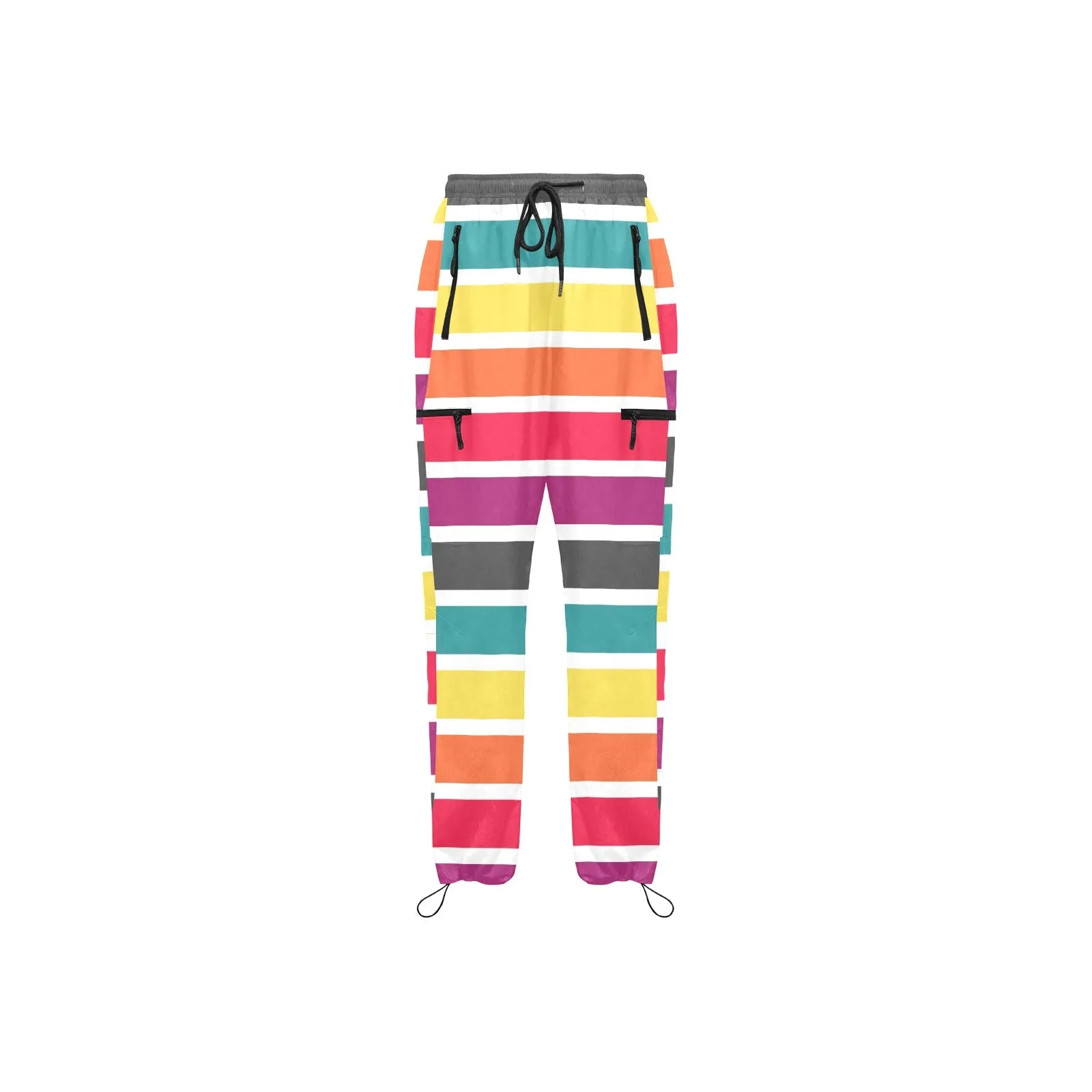 double print color pallette Women's Quick Dry Cargo Sweatpants (Model L65)