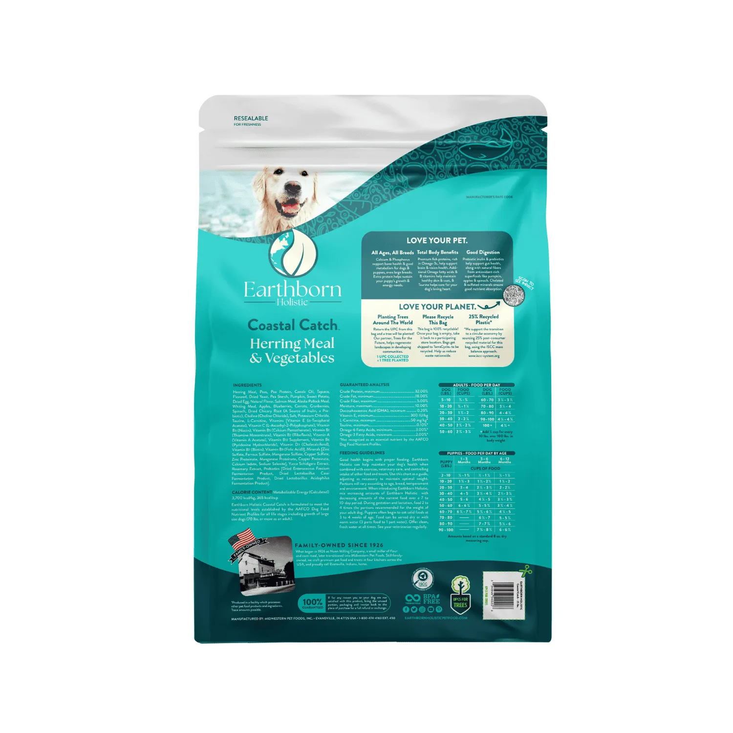 Earthborn Holistic Coastal Catch Herring & Vegetable Dry Dog Food