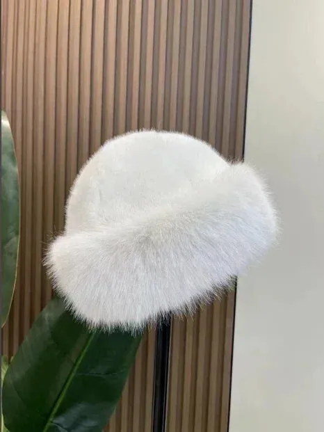 Fluffy Fur Bucket Hat