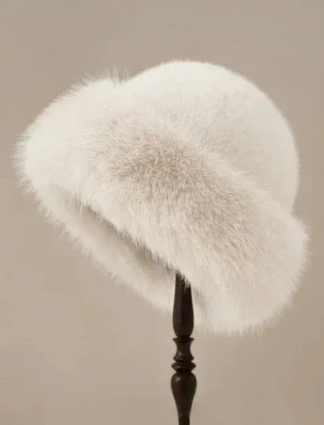 Fluffy Fur Bucket Hat