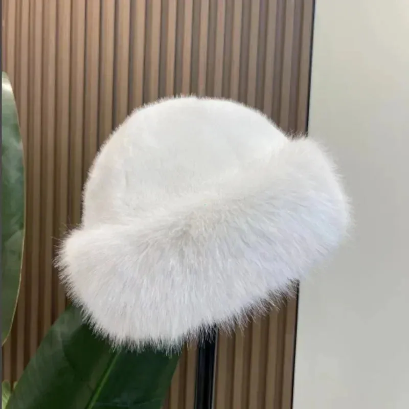 Fluffy Fur Bucket Hat