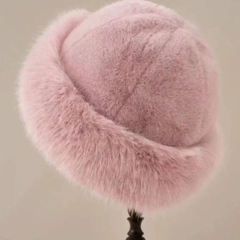 Fluffy Fur Bucket Hat
