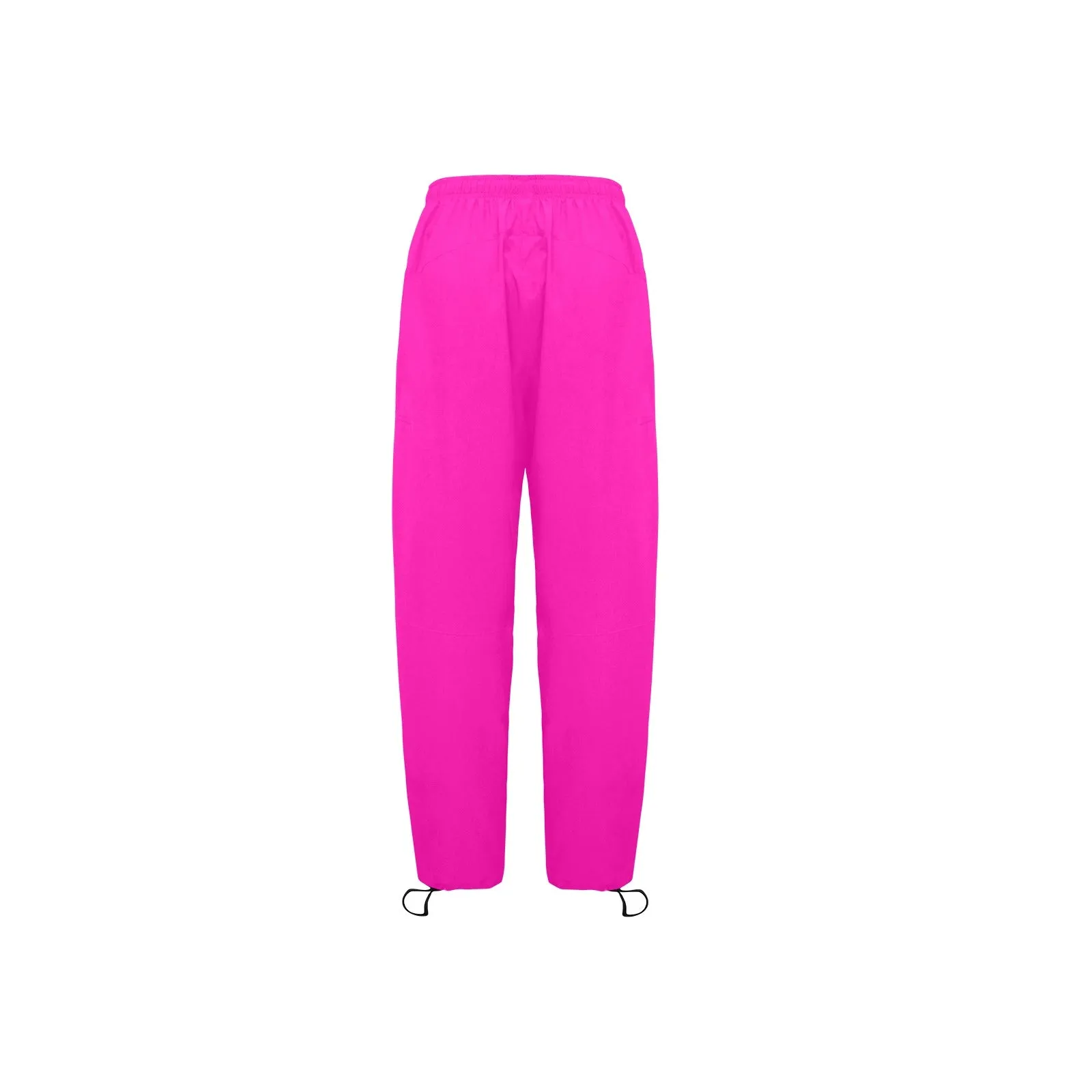 fuchsia print solid Women's Quick Dry Cargo Sweatpants (Model L65)