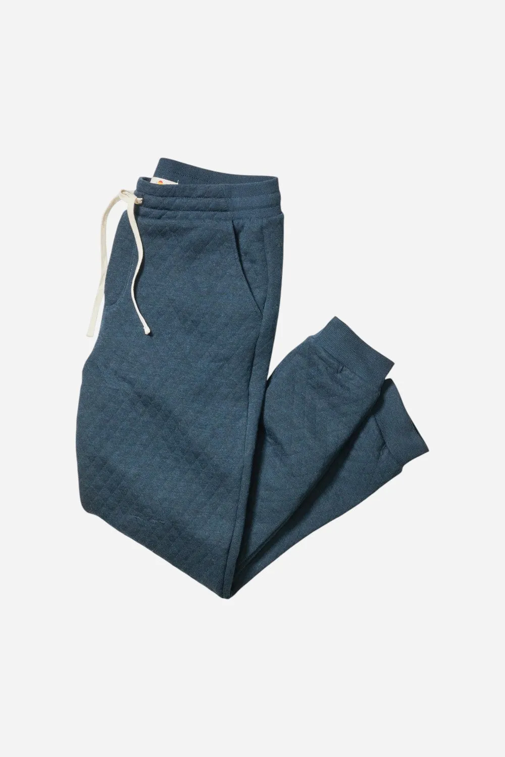 Marine Layer Corbet Quilted Jogger in Navy