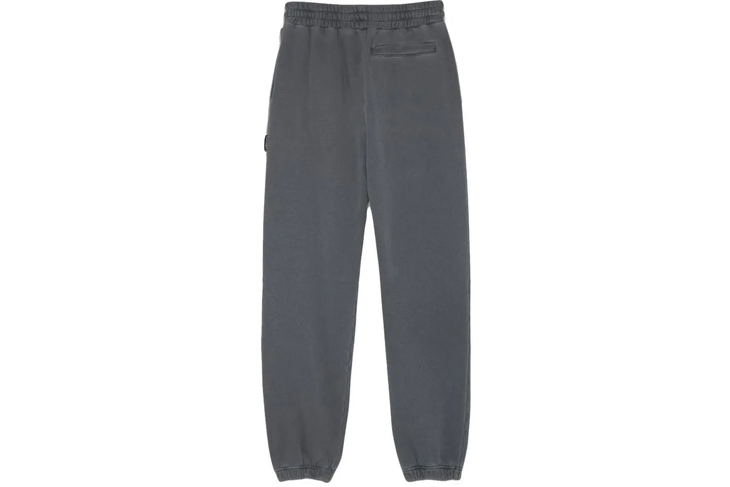 Palm Angels Curved Logo Sweatpants Black White