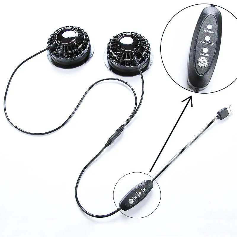 USB Powered Cooling Airflow Jacket